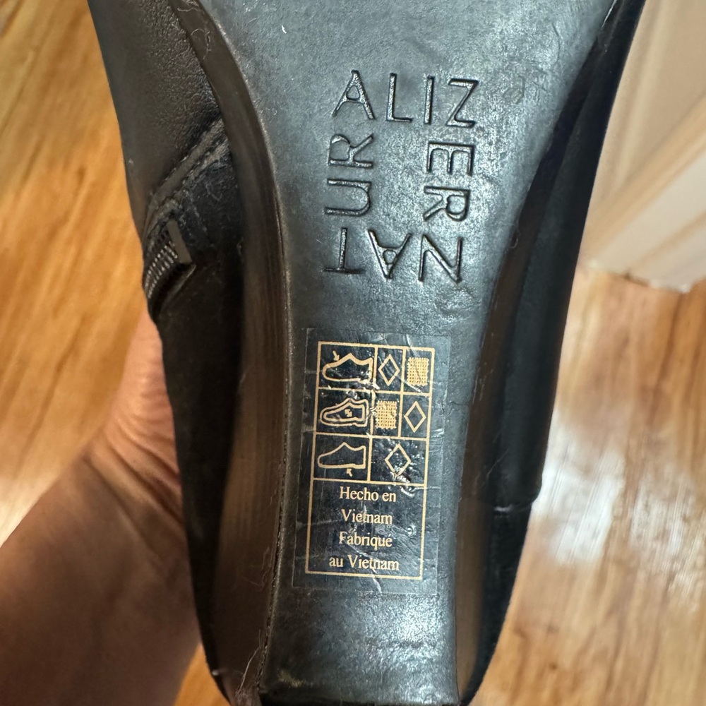 Naturalizer Black Wedge Ankle Boots | Comfortable & Classic - Picture 8 of 11